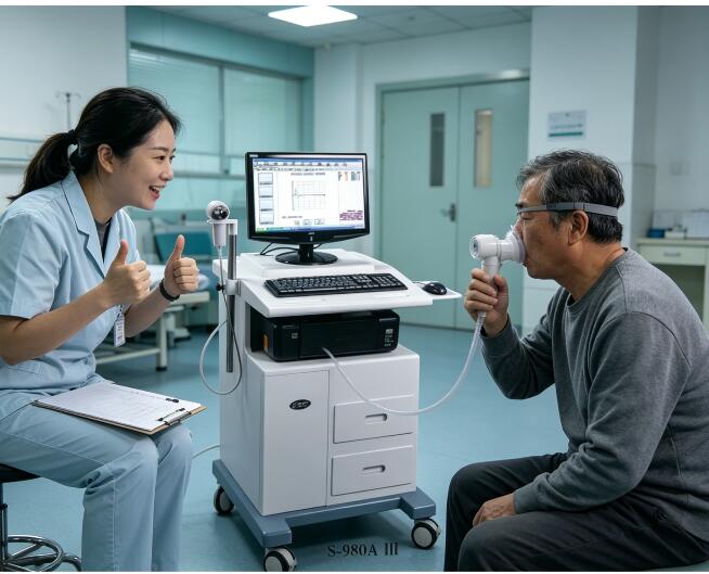 思科达肺职能仪S-980AⅢ气道病变，甄别呼吸
